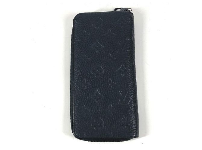 Cartera larga Zippy de cuero Monogram grabado Louis Vuitton Negro - vista 2