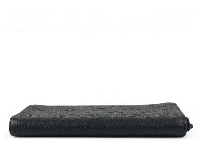 Cartera larga Zippy de cuero Monogram grabado Louis Vuitton Negro - vista 3