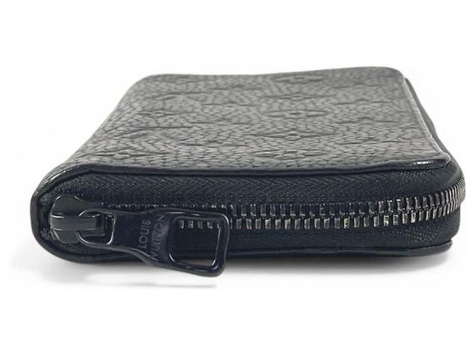 Cartera larga Zippy de cuero Monogram grabado Louis Vuitton Negro - vista 5