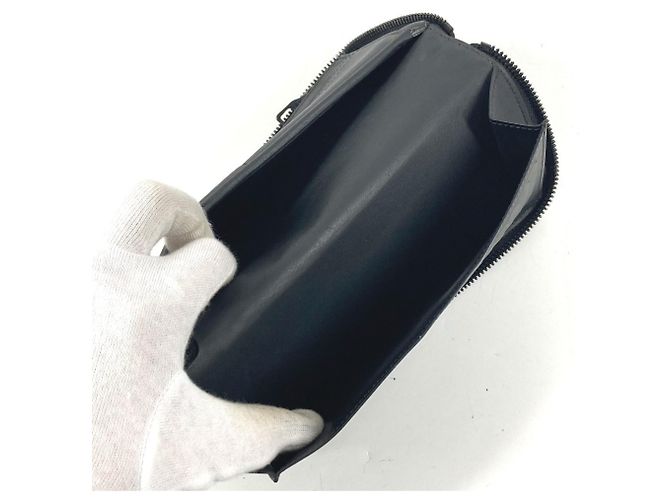 Cartera larga Zippy de cuero Monogram grabado Louis Vuitton Negro - vista 8