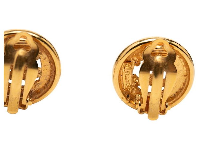 Orecchini a clip vintage Coco Mark di Chanel D'oro - vista 3