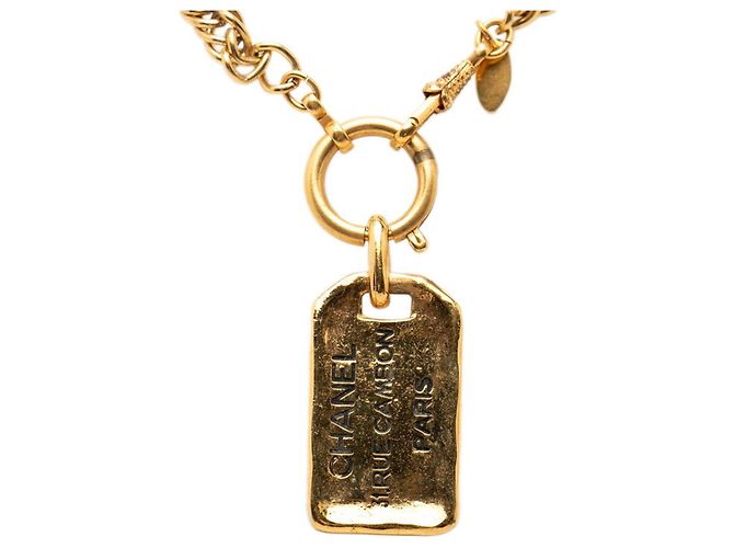 Collana Vintage Placcata Oro Chanel Cambon D'oro - vista 2