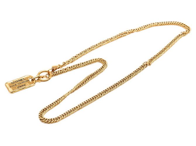 Collana Vintage Placcata Oro Chanel Cambon D'oro - vista 3