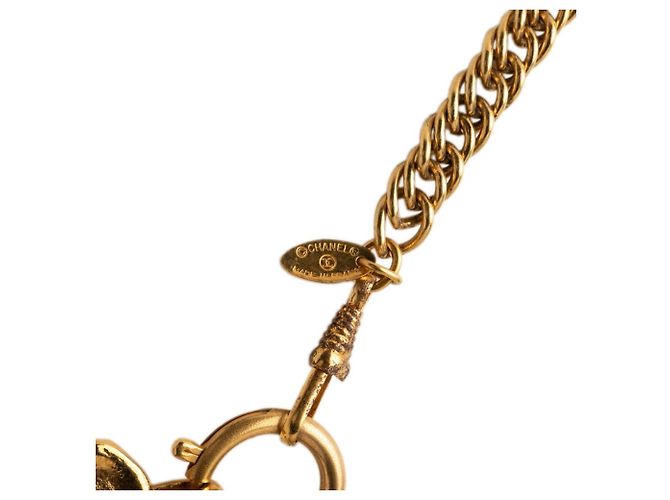 Collana Vintage Placcata Oro Chanel Cambon D'oro - vista 4