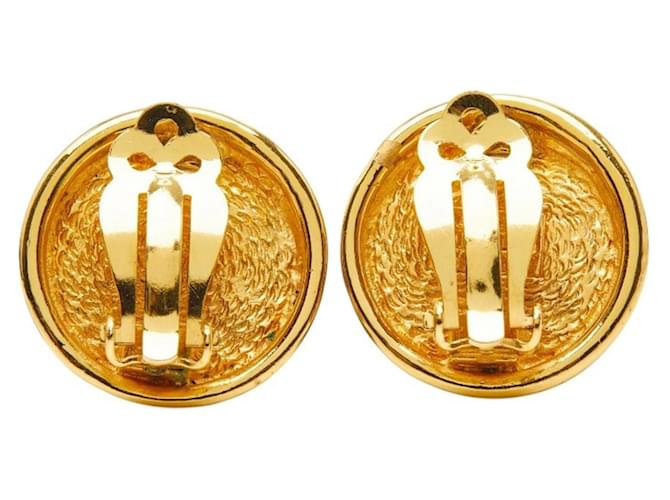 Orecchini rotondi Coco Mark di Chanel D'oro - vista 2