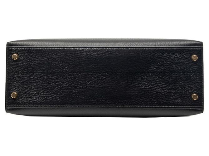 Borsa Kelly Hermès in pelle Ardennes nera Nero - vista 3