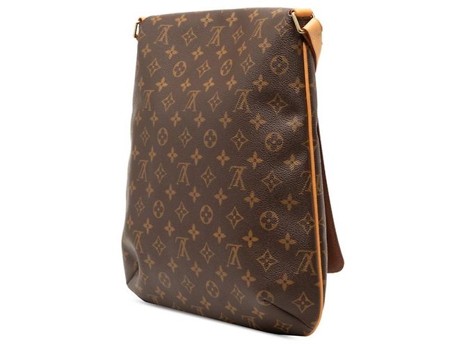 Borsa a Spalla Crossbody Musette Monogram Louis Vuitton Marrone Monogramma - vista 2