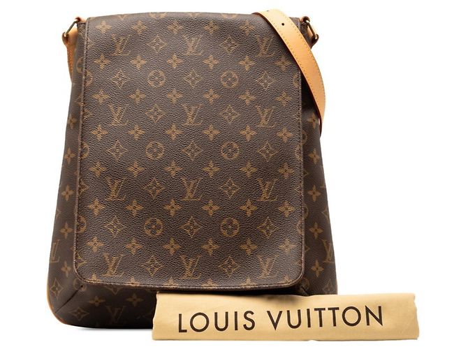 Borsa a Spalla Crossbody Musette Monogram Louis Vuitton Marrone Monogramma - vista 8