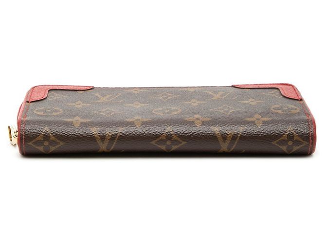 Cartera Zippy Long Retiro Monogram Louis Vuitton Castaño Fucsia Monograma - vista 3