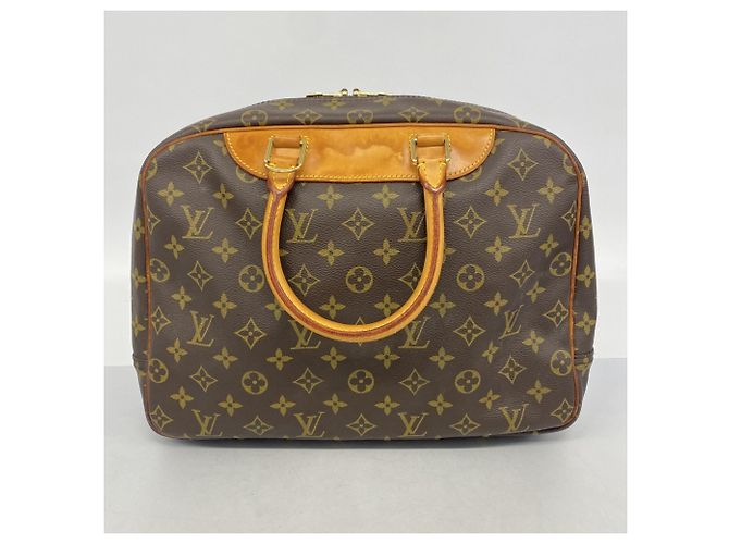 Borsa Deauville Monogram Louis Vuitton Marrone - vista 12