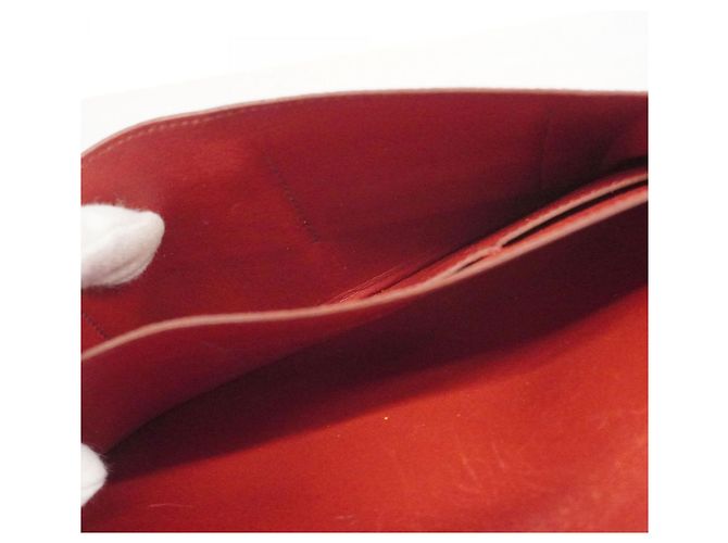 Cartera Larga Dogon GM de Hermès en Rouge Casaque Roja - vista 11