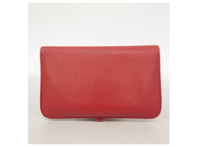 Cartera Larga Dogon GM de Hermès en Rouge Casaque Roja - vista 15