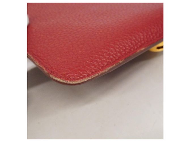 Cartera Larga Dogon GM de Hermès en Rouge Casaque Roja - vista 6