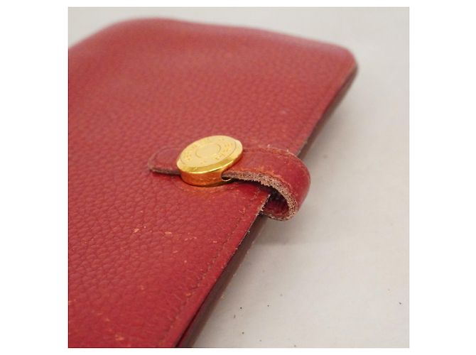 Cartera Larga Dogon GM de Hermès en Rouge Casaque Roja - vista 7