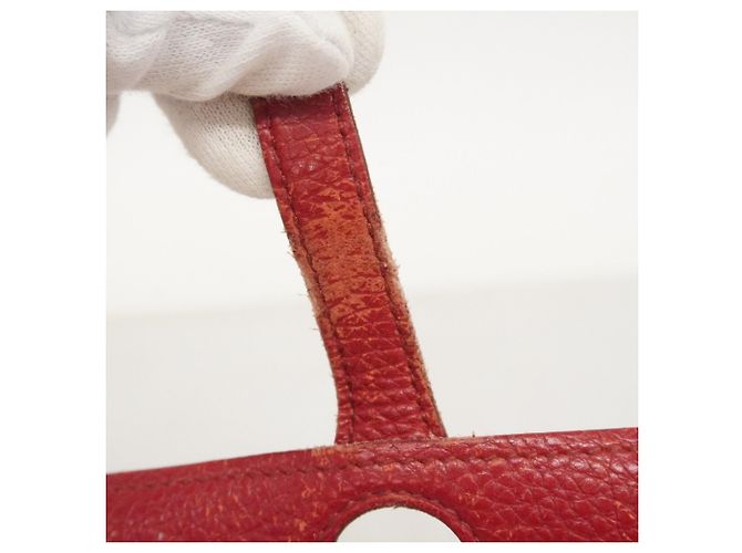 Cartera Larga Dogon GM de Hermès en Rouge Casaque Roja - vista 8
