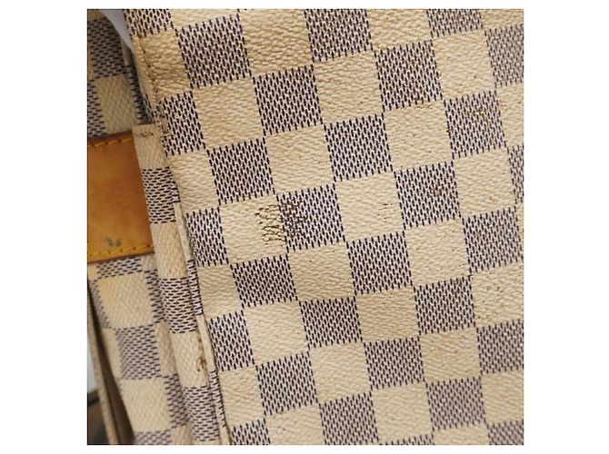 Borsa a Spalla Naviglio Damier Azur Louis Vuitton Bianco - vista 12