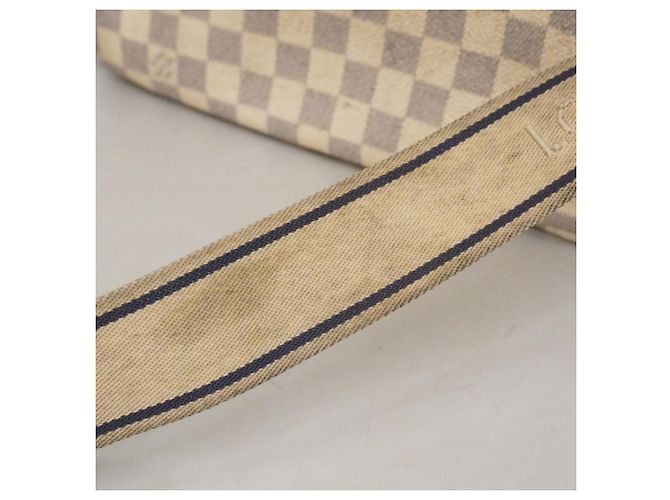 Borsa a Spalla Naviglio Damier Azur Louis Vuitton Bianco - vista 13