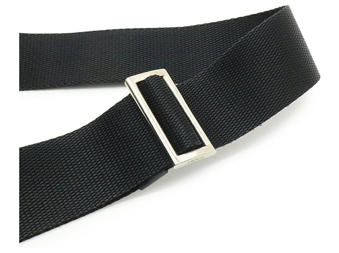 Borsa a Spalla Prada in Nylon e Pelle Nero - vista 5