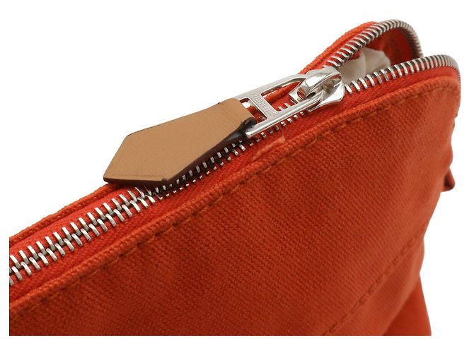 Hermès Bolide Pouch 20 Handtasche Rot - Ansicht 5