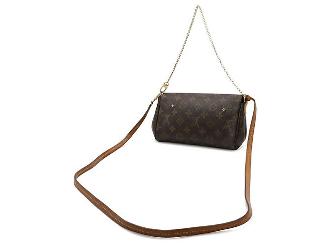 Louis Vuitton Monogram Favorite PM Marrone - vista 3