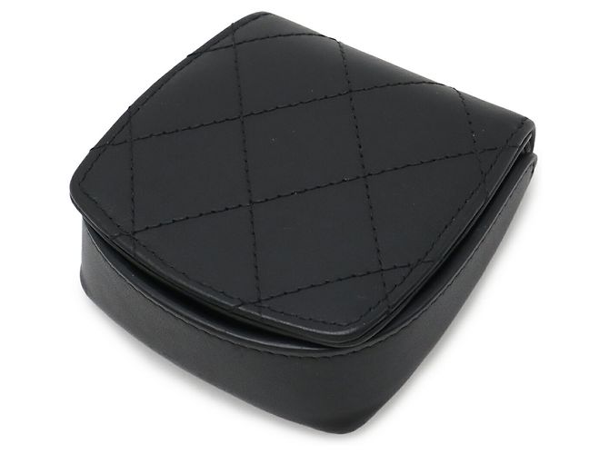 Monedero de cuero negro Chanel - vista 3