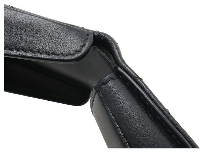 Monedero de cuero negro Chanel - vista 9