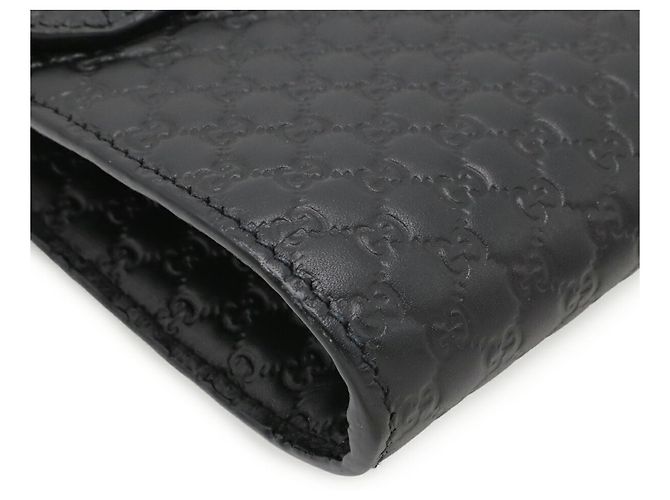 Borsa a catena Emily Horsebit Microguccissima di GUCCI Nero - vista 4