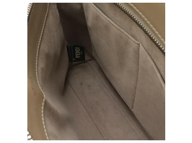 Sac à main en cuir Fendi / Sac à épaule en grisâtre - vue 10