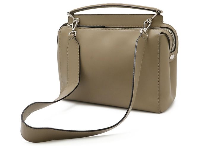 Sac à main en cuir Fendi / Sac à épaule en grisâtre - vue 3