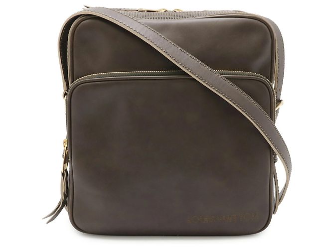 Borsa a Spalla Trotteur GM in Pelle Vecchia Louis Vuitton Marrone - vista 2