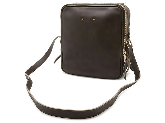 Borsa a Spalla Trotteur GM in Pelle Vecchia Louis Vuitton Marrone - vista 3