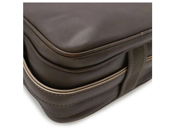 Borsa a Spalla Trotteur GM in Pelle Vecchia Louis Vuitton Marrone - vista 4