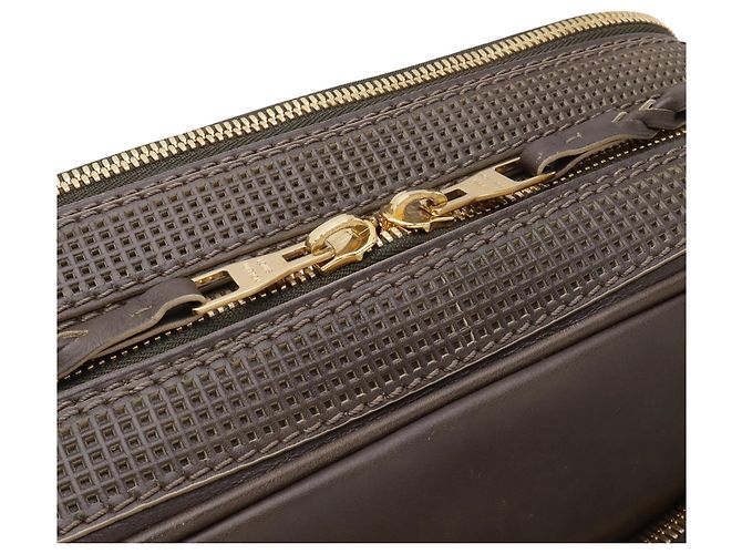 Borsa a Spalla Trotteur GM in Pelle Vecchia Louis Vuitton Marrone - vista 7