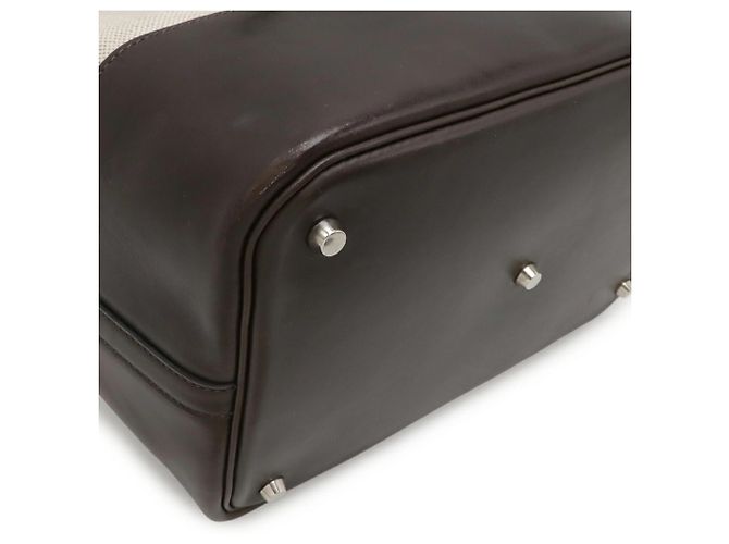 Borsa a spalla lunga Picotin GM di Hermès Marrone scuro - vista 4