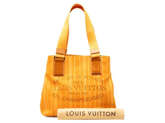 Louis Vuitton Plan Soleil Cabas PM Tasche Gelb - Ansicht 7
