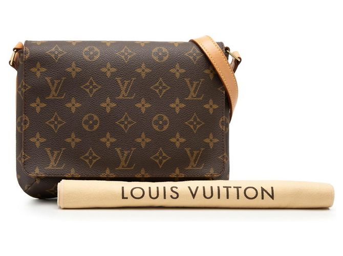 Louis Vuitton Monogram Musette Tango Schultertasche Braun - Ansicht 7