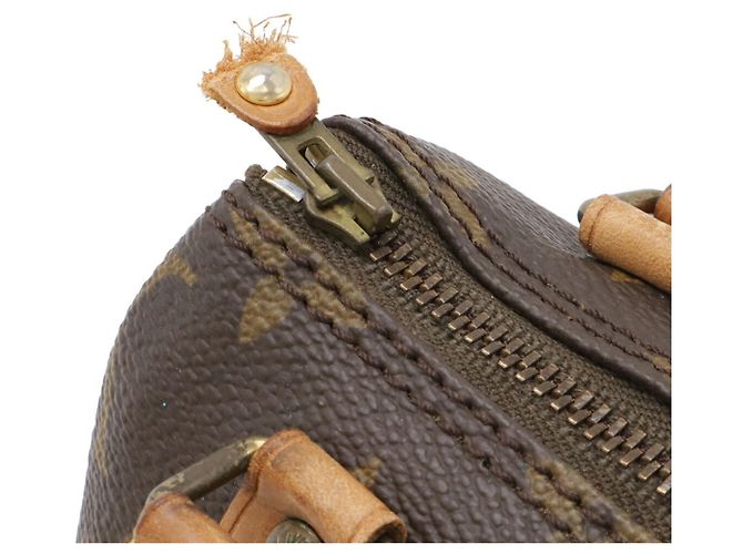 Pochette Mini Speedy Monogram Louis Vuitton Marrone - vista 5