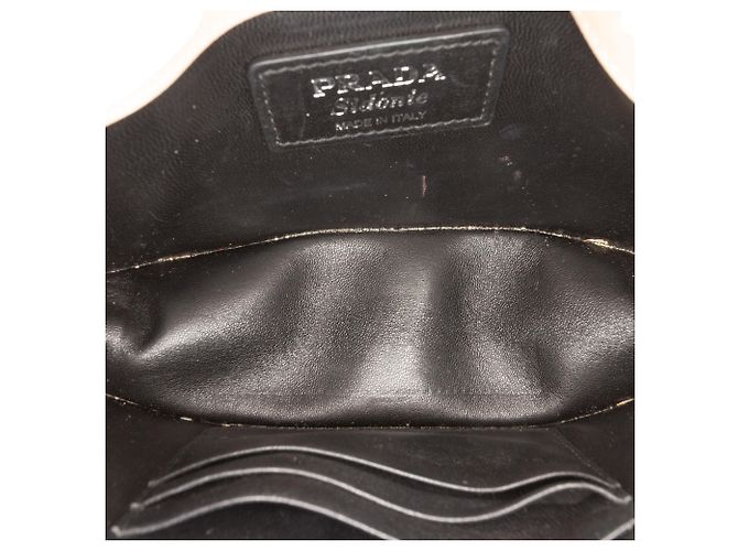 Borsa a tracolla Sidonie in pelle Saffiano marrone e vitello cittadino di Prada Carne - vista 4