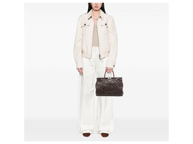 Louis Vuitton Borsa Pallas MM Monogramma Marrone - vista 7