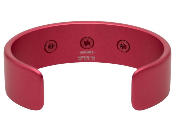 Bracciale Medor Sunset Collier de Chien in Alluminio Rosa T2 Hermès - vista 4