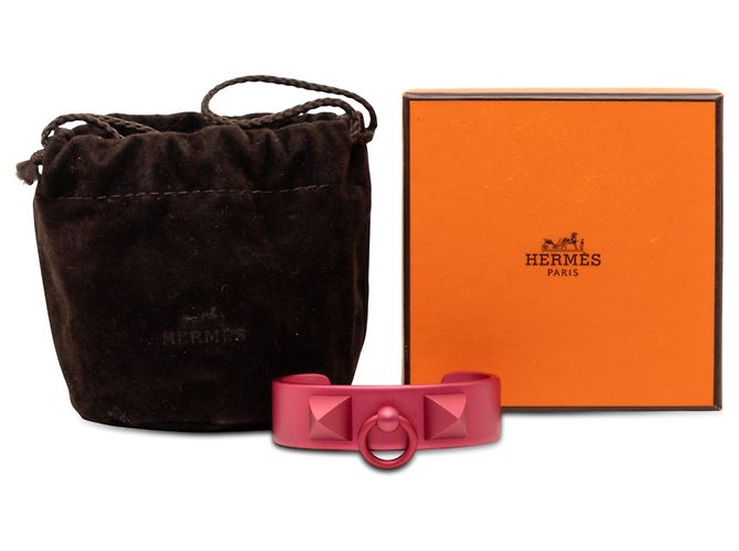 Bracciale Medor Sunset Collier de Chien in Alluminio Rosa T2 Hermès - vista 5