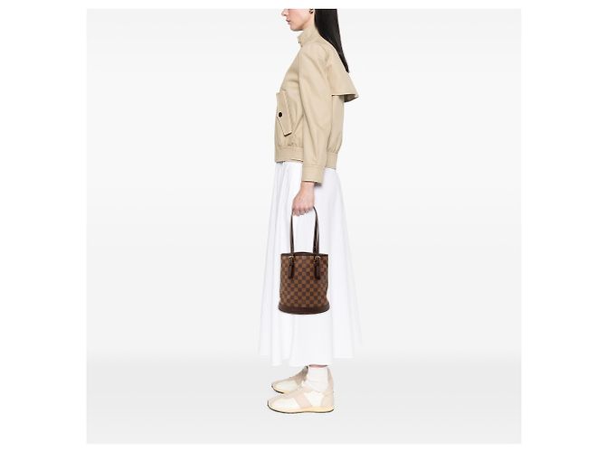 Louis Vuitton Marrone Damier Ébène Marais - vista 7