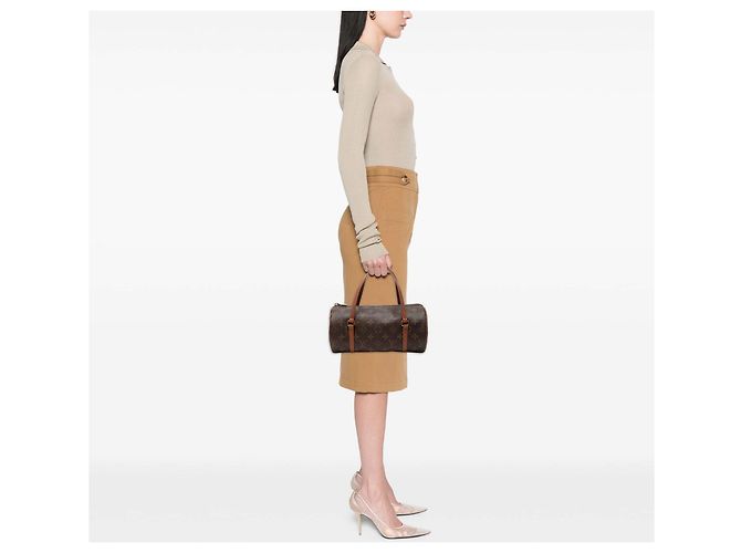 Louis Vuitton Papillon 26 Monogramma Marrone - vista 7