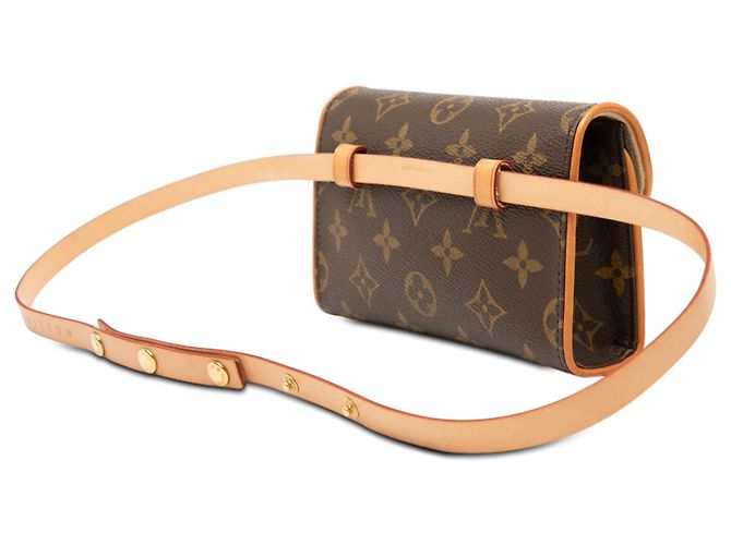 Pochette Florentine Monogramma Marrone Louis Vuitton - vista 2