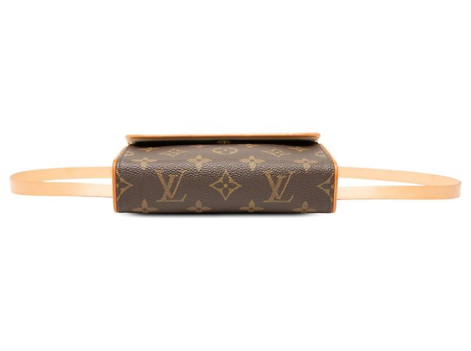Pochette Florentine Monogramma Marrone Louis Vuitton - vista 3