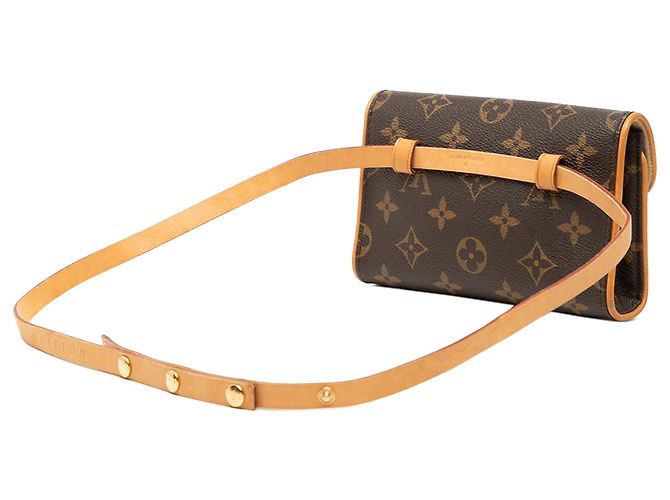 Pochette Florentine Monogramma Marrone Louis Vuitton - vista 2
