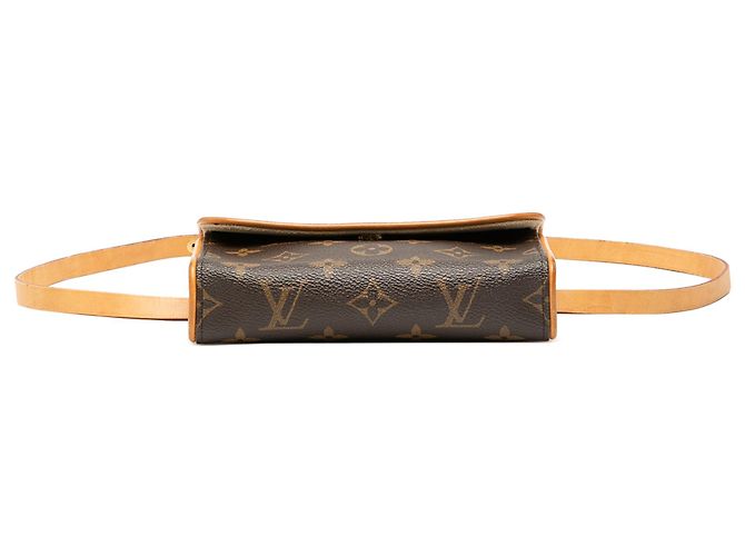 Pochette Florentine Monogramma Marrone Louis Vuitton - vista 3
