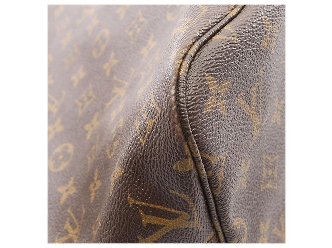 Louis Vuitton Borsa Neverfull MM Monogram Marrone - vista 6