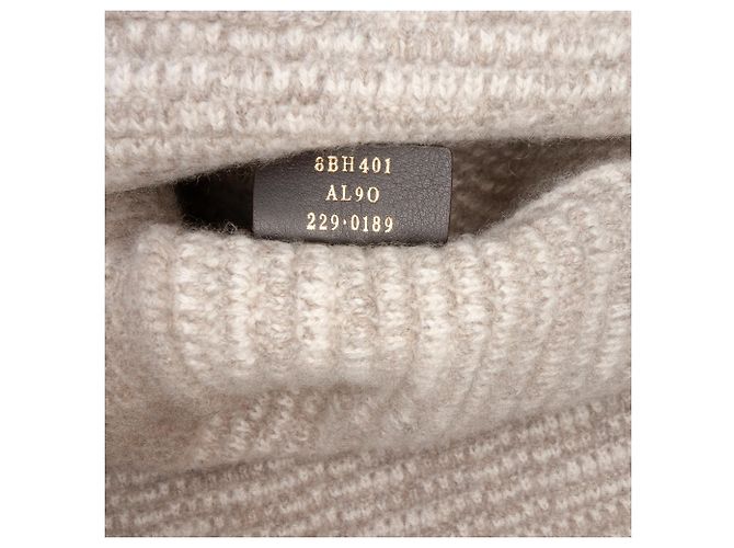 Fendi Gran Tote Shopper de Cachemira Zucca Marrón Castaño Gris pardo - vista 6