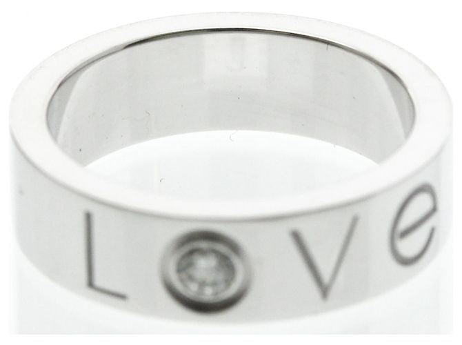 Cartier Love Ring 1P Diamond Christmas Limited Edition Silvery - view 5